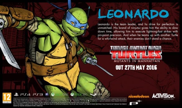 TMNT-MIM_Bio-Card_Leo TMNT MIM Bio Card Leo