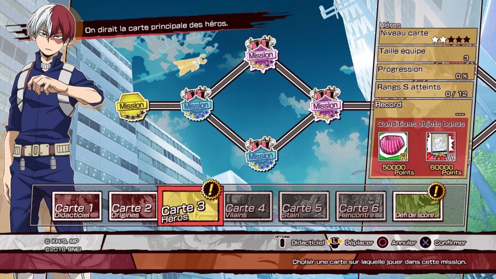 Menu My Hero One justice Menu My Hero One justice