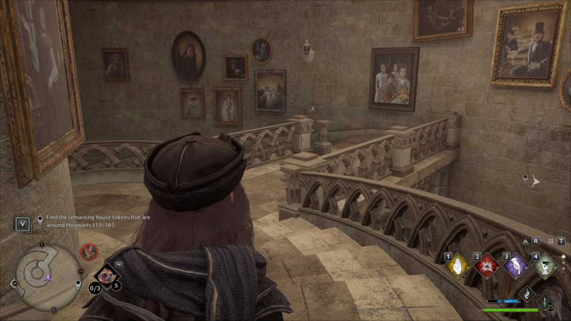 1677193913 129 Tous les emplacements cles de Daedalian dans lheritage de Poudlard Clé du Grand Escalier Héritage de Poudlard