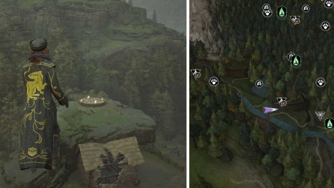 1677342013 644 Tous les emplacements des plates formes datterrissage dans lheritage de Poudlard East North Hogswarts Landing Platform Héritage de Poudlard