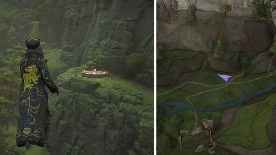 1677342013 971 Tous les emplacements des plates formes datterrissage dans lheritage de Poudlard Hogwarts Legacy North Hogswarts Region Landing Platform
