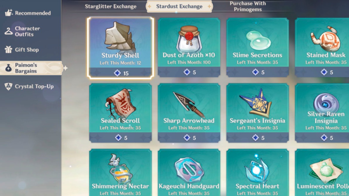 1677540386 148 Genshin Impact Mailed Flower Materiaux dascension personnages recommandes et plus Genshin Impact Paimon Bonnes affaires Boutique