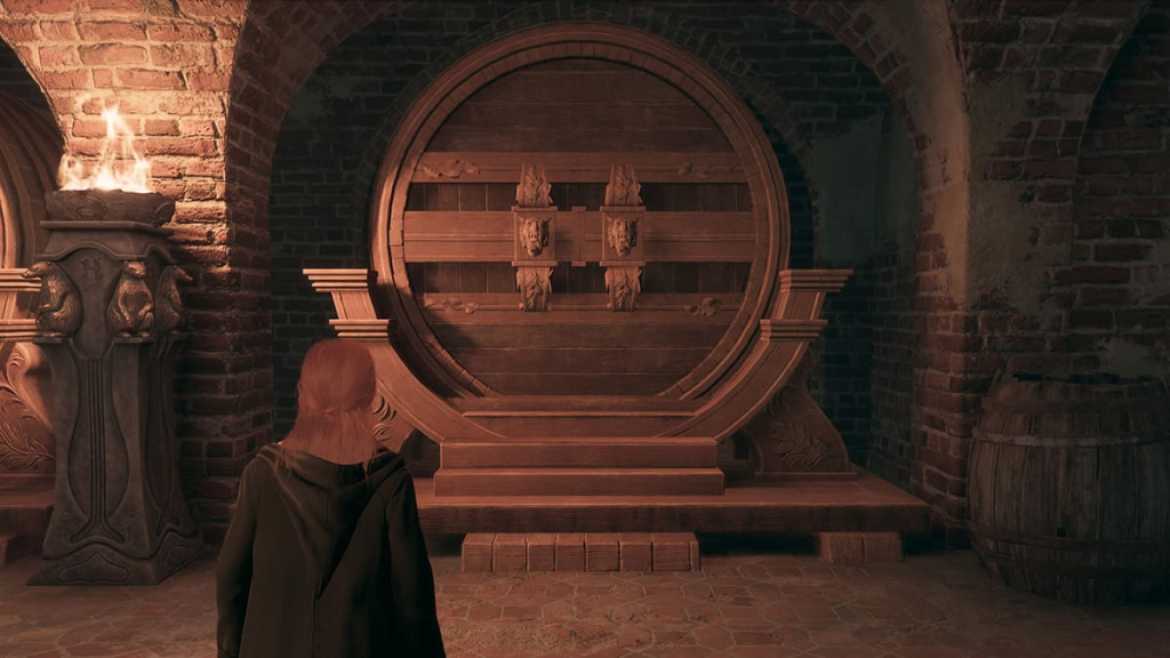 Ou trouver la salle commune de Poufsouffle dans lheritage de Entrée de la salle commune de Poufsouffle fermée Héritage de Poudlard