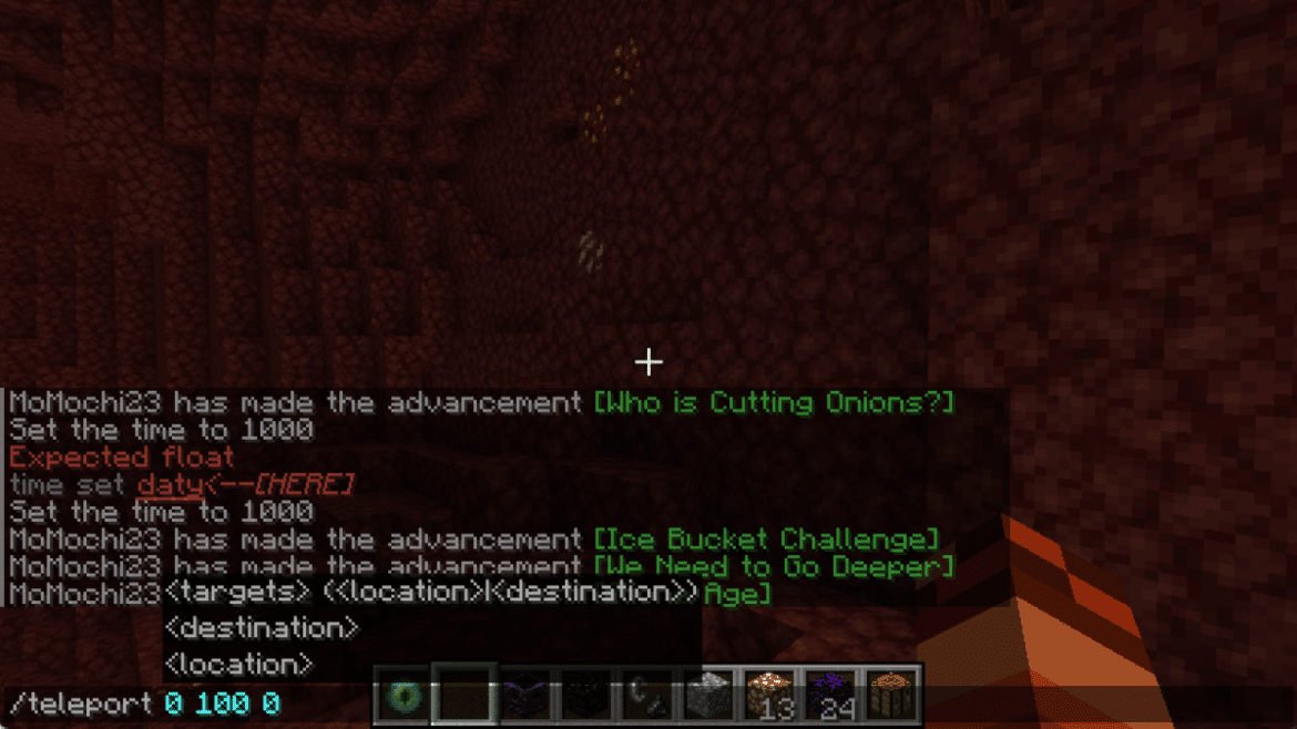 Comment se teleporter a des coordonnees dans Minecraft Java et Comment se teleporter a des coordonnees dans Minecraft Java et