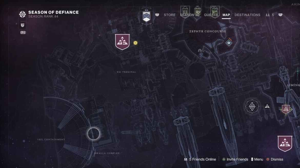 Emplacement de la figurine daction complexe dIrkalla Destiny 2 Lightfall Emplacement de la figurine daction complexe dIrkalla Destiny 2 Lightfall