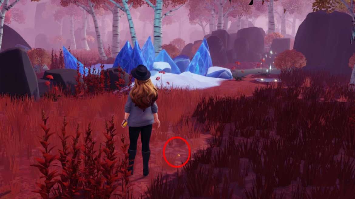 1680724039 807 Comment obtenir tous les cailloux oranges dans Disney Dreamlight Valley Frozen Realm Troisième galet orange Disney Dreamlight Valley