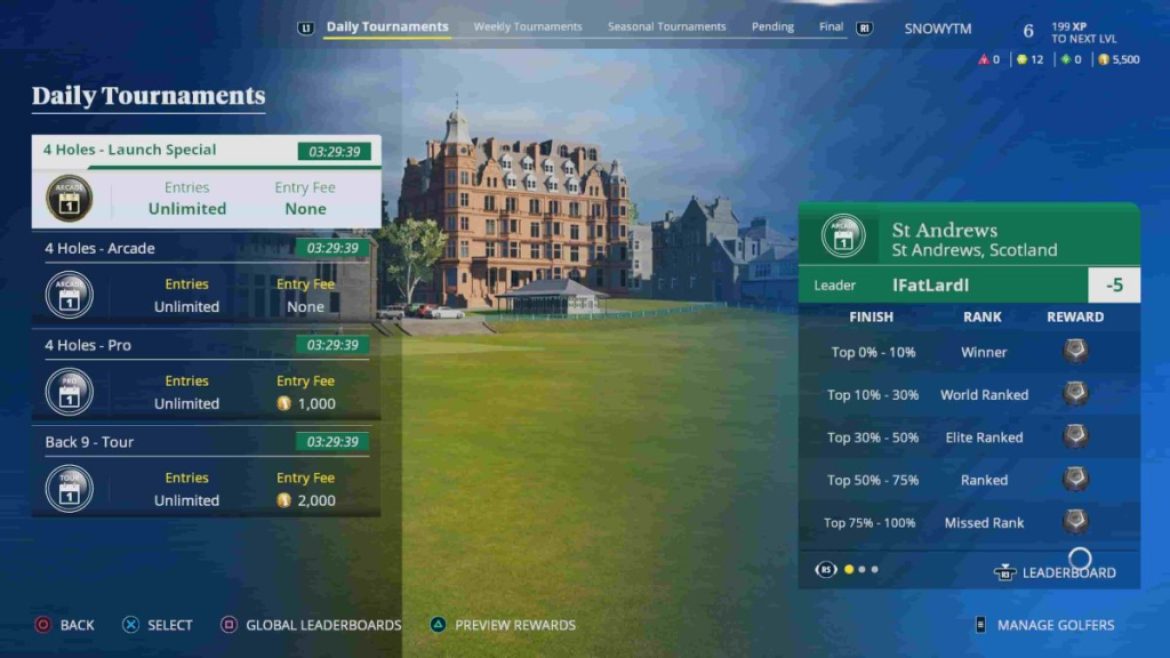 1681168098 198 Tous les EA Sports PGA Tour – Modes de jeu Tournée EA Sports PGA | Mode de jeu