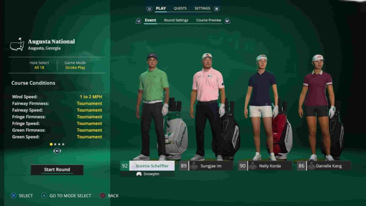 1682468651 974 EA Sports PGA Tour Comment jouer en multijoueur avec Tournée EA Sports PGA | Sélectionnez Golfeurs | Multijoueur