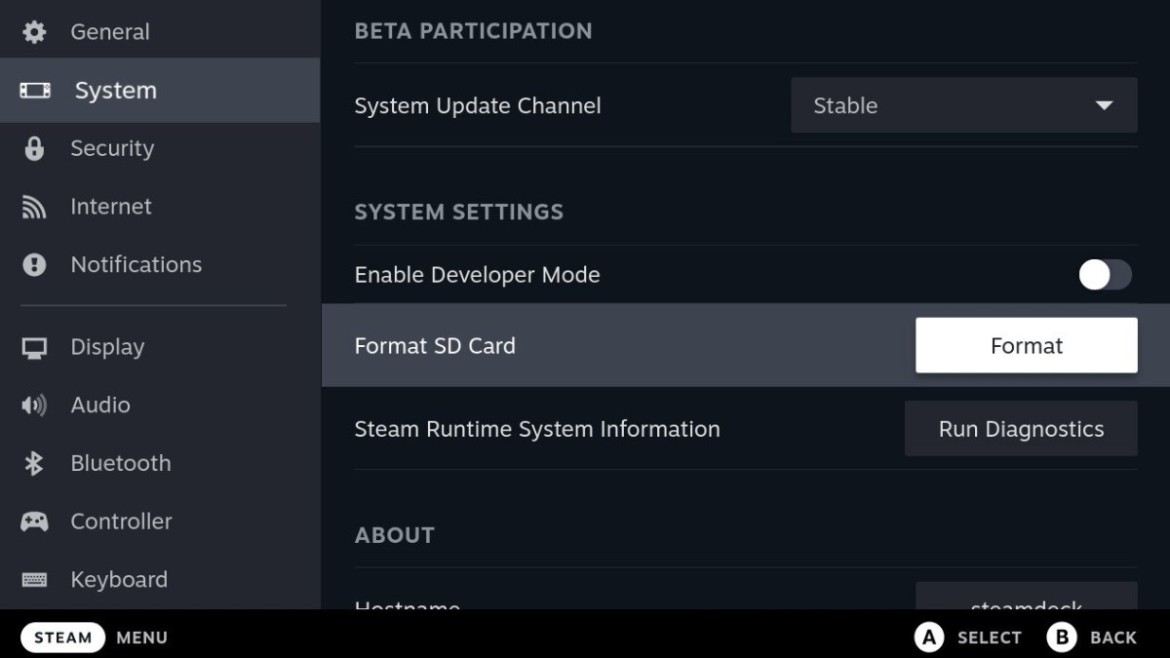 1682621824 226 Comment formater une carte SD sur Steam Deck 1682621824 226 Comment formater une carte SD sur Steam Deck