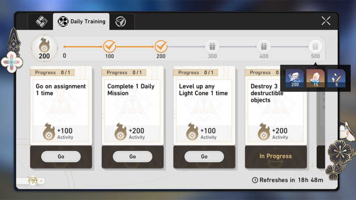 1682692905 628 Comment se rendre rapidement au Trailblaze Level 24 a Honkai Honkai Star Rail Entraînement quotidien pour Trailblaze EXP