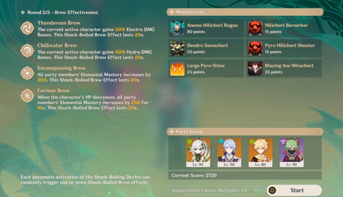 Guide et recompenses de levenement Developpements de brassage de Genshin Guide et recompenses de levenement Developpements de brassage de Genshin