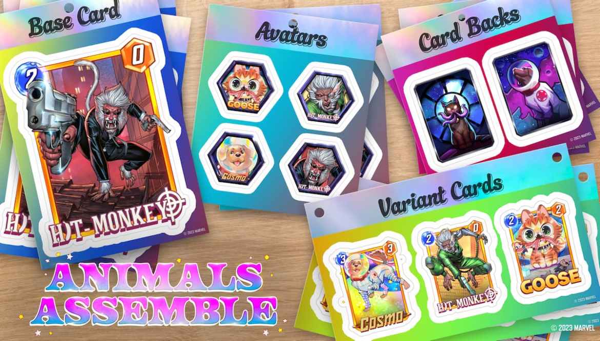 Le Season Pass davril de Marvel Snap Animals Assemble en Le Season Pass davril de Marvel Snap Animals Assemble en