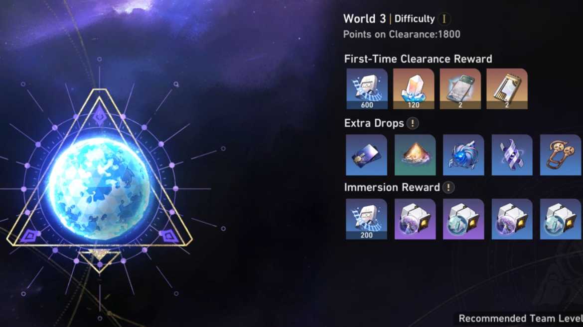 1683148079 716 Comment monter de niveau rapidement dans Honkai Star Rail Récompenses d'immersion dans l'univers simulé et première autorisation Honkai Star Rail