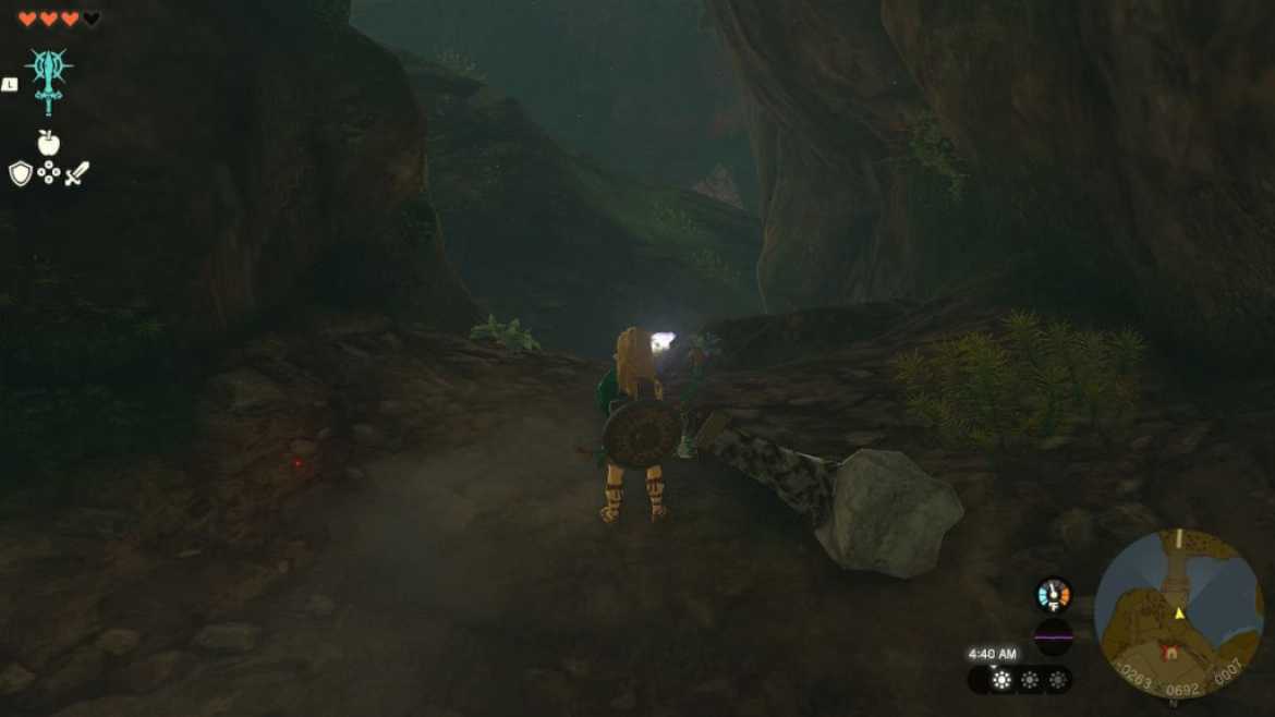 1684348760 451 Tears of the Kingdom Comment obtenir larmure du soldat Tears of the Kingdom Cave à minerai lumineuse pour soldat