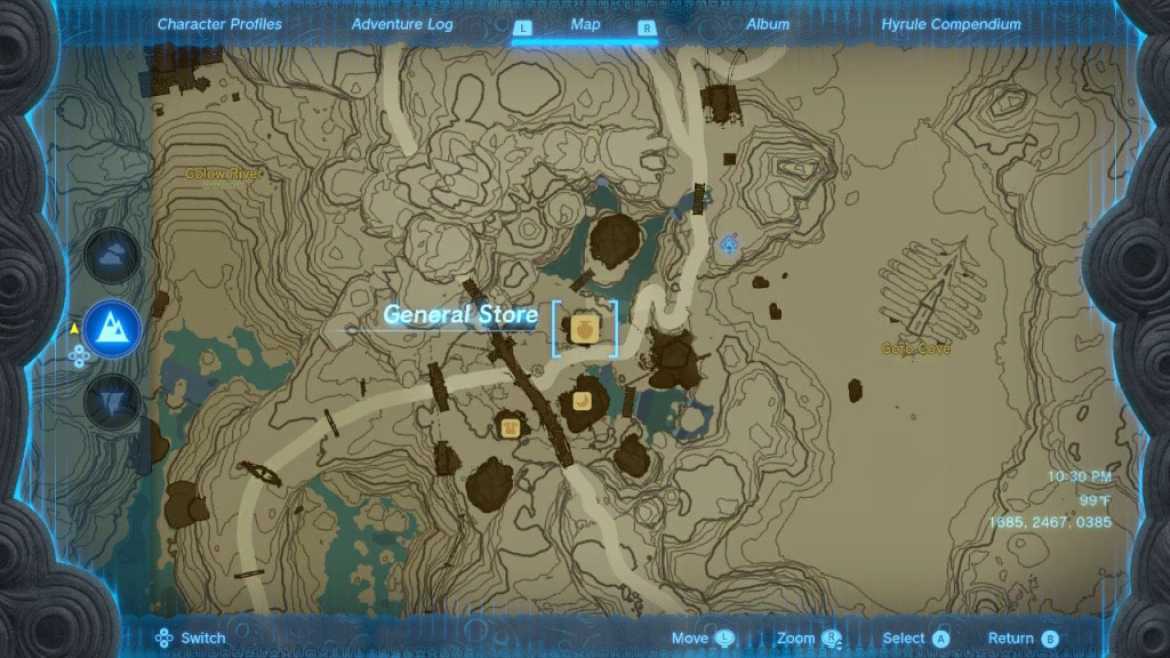 Comment obtenir Goron Spice dans Tears of the Kingdom TOTK Emplacement du magasin général TOTK Goron City pour Goron Spice