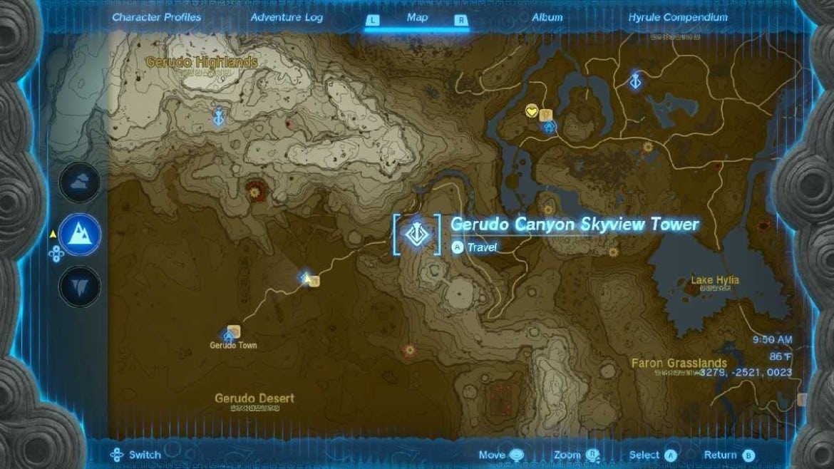 Tears of the Kingdom – Ou trouver larmure Desert Voe Tears of the Kingdom – Ou trouver larmure Desert Voe