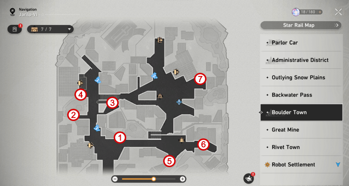 Tous les emplacements des coffres au tresor de Boulder Town Tous les emplacements des coffres au tresor de Boulder Town