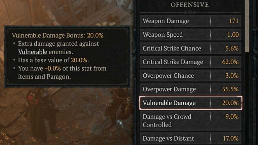1685731293 726 Quest ce que leffet de statut vulnerable dans Diablo 4 Diablo 4 Statistiques et pourcentage de dégâts vulnérables