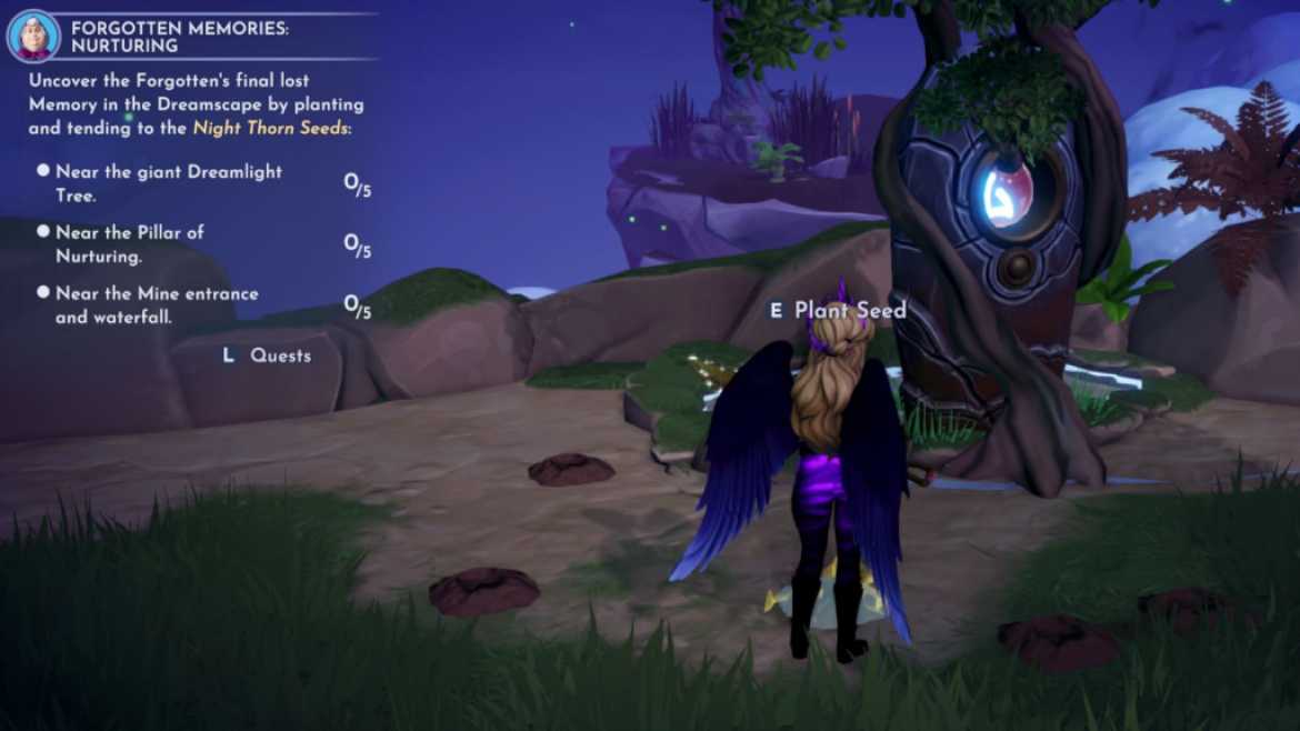 1686249074 820 Comment faire pousser des epines nocturnes dans Disney Dreamlight Valley Pilier nourricier des épines nocturnes DDLV