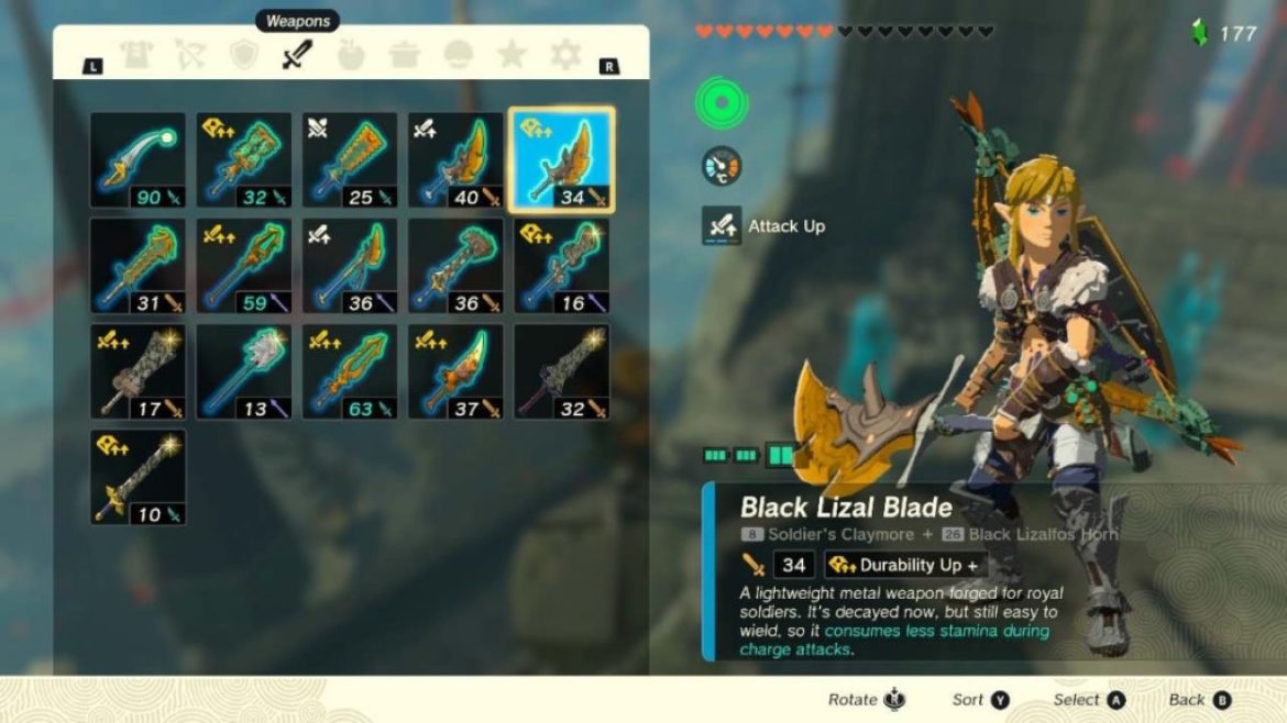 1686839639 230 Raisons de ne pas utiliser les armes sombres dans Zelda totk-fusion-arme