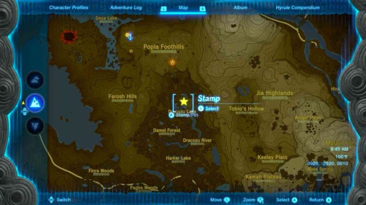 1687477307 148 Tears of the Kingdom – Comment obtenir lensemble darmure chargee map-location-of-dracuzo-lake-in-totk