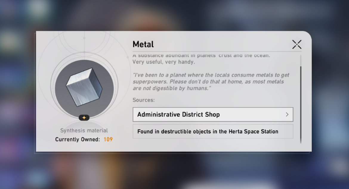 1687583515 749 Assistants de laboratoire en position Guide devenement et recompenses a Drop d'objets métalliques à Honkai : Star Rail