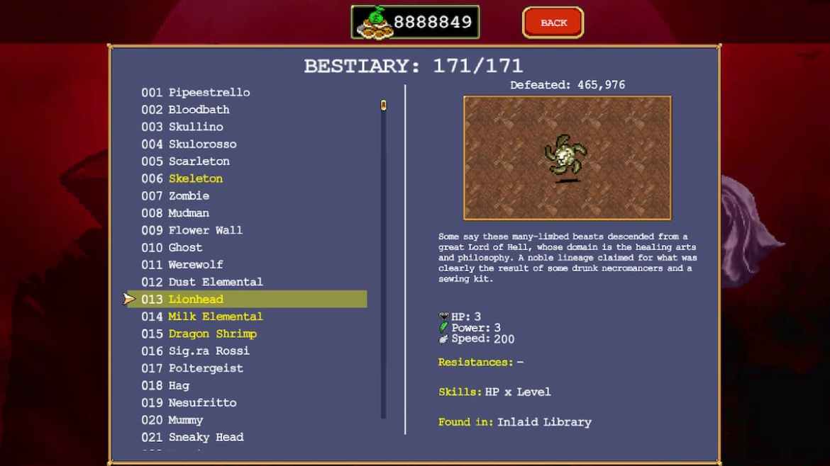 Comment debloquer et transformer Yatta Cavallo dans Vampire Survivors Comment debloquer et transformer Yatta Cavallo dans Vampire Survivors