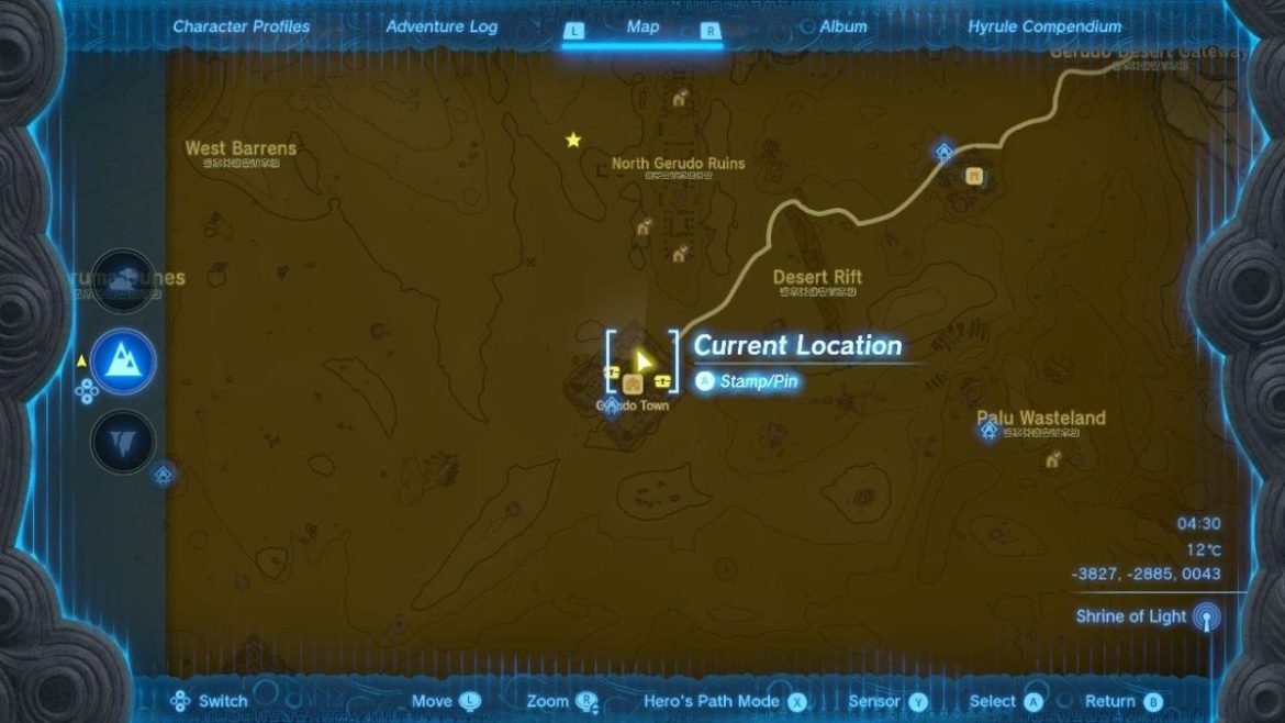 Comment obtenir le cimeterre des sept dans Zelda Tears totk-side-jewelry-shop-maap-location