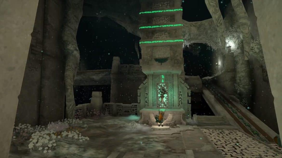 Comment terminer le depot du bras droit dans Zelda Tears début-du-bras-droit-dépôt-puzzle-in-totk