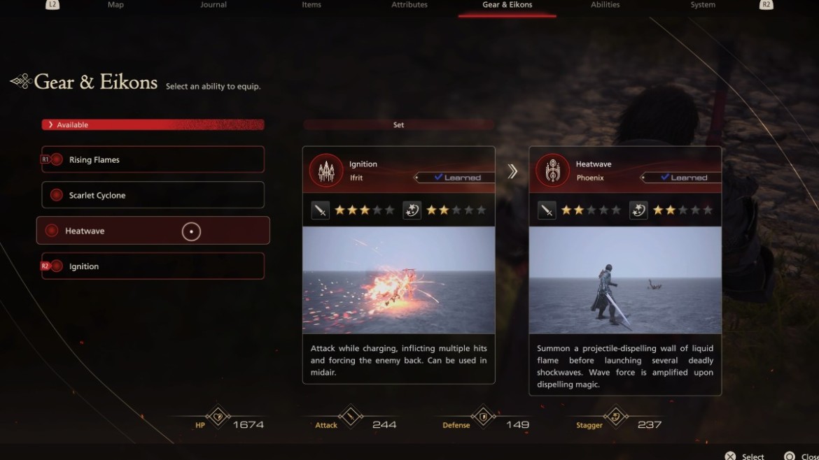 Comment utiliser Heatwave dans Final Fantasy 16 FFXVI Canicule FFXVI.