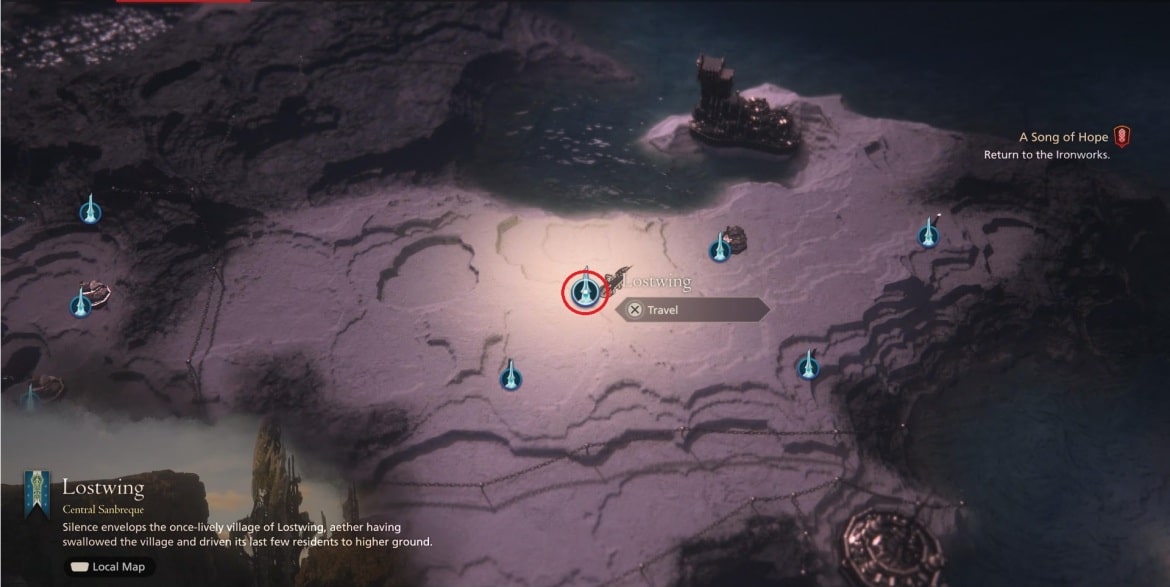 Final Fantasy 16 Lhomme en noir Holy Trumpitour Emplacement de Final Fantasy 16 Lhomme en noir Holy Trumpitour Emplacement de