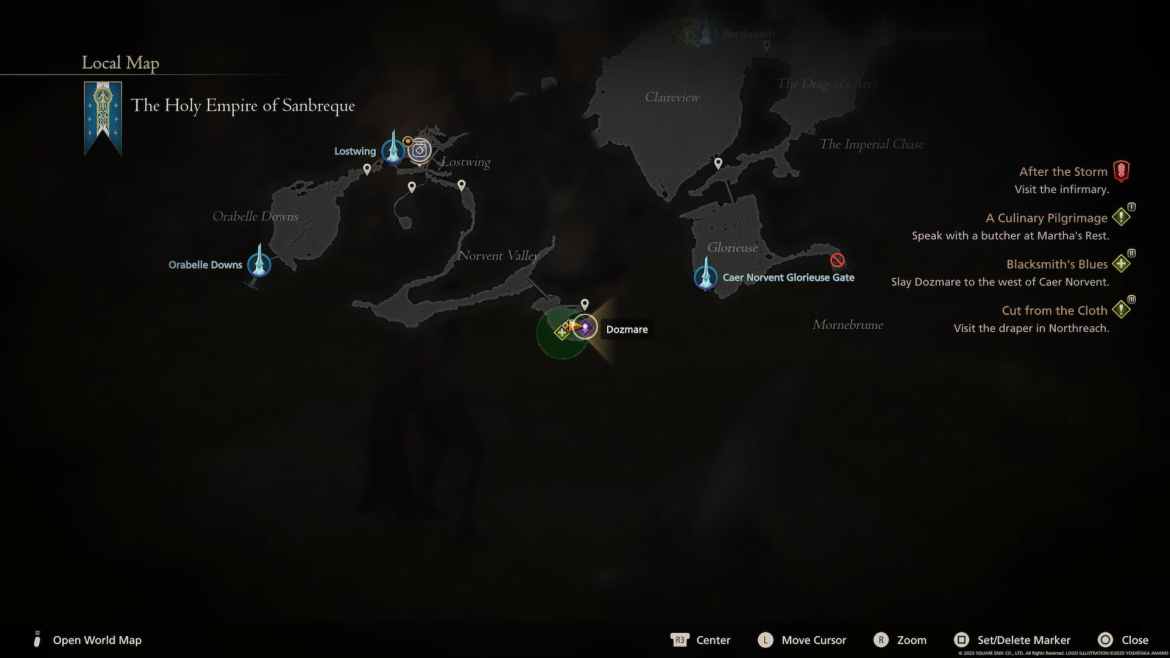 Final Fantasy 16 Ou trouver le griffon FFXVI Final Fantasy 16 Ou trouver le griffon FFXVI