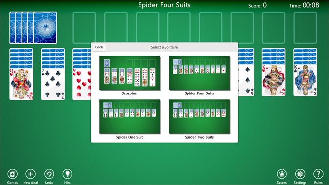 Spider Solitaire spider solitaire windows 10