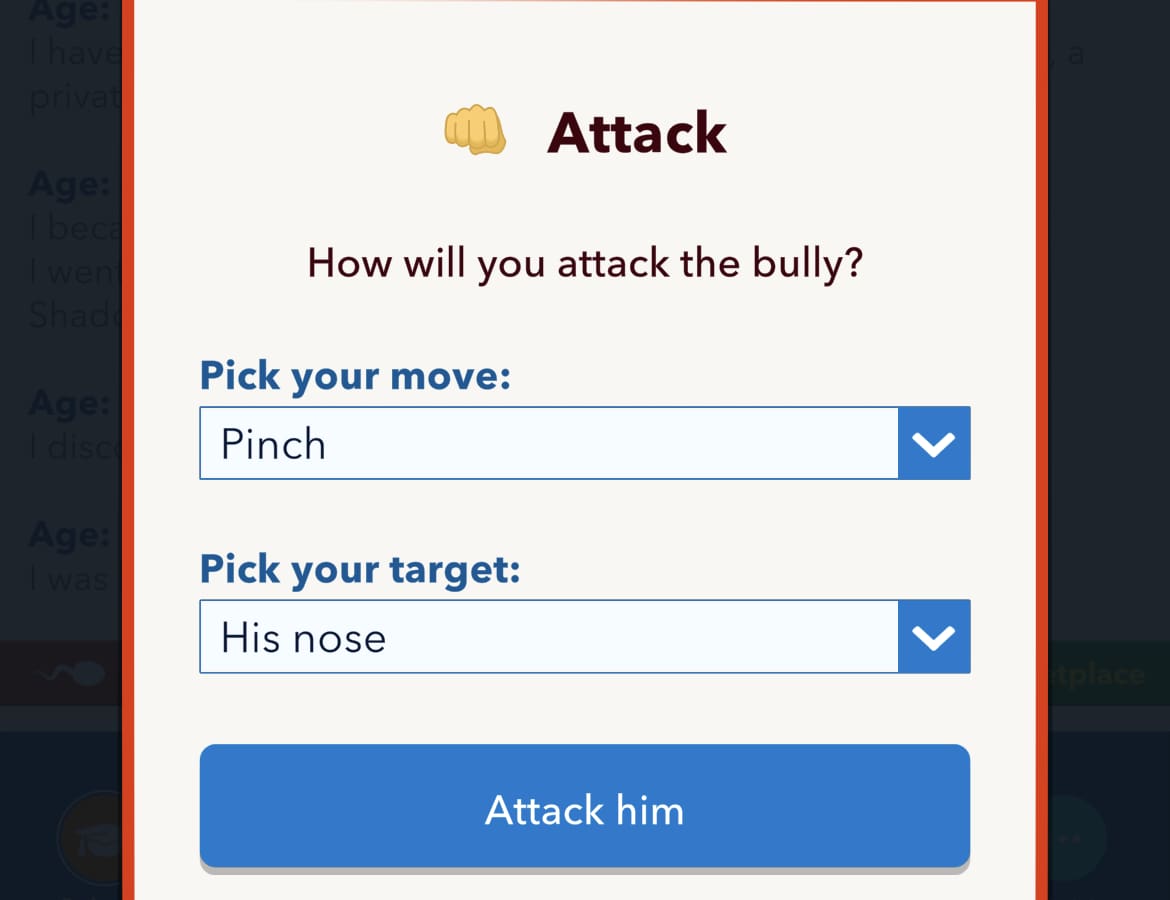 1690375391 959 Comment pincer les gens dans BitLife BitLife Pinch Attack