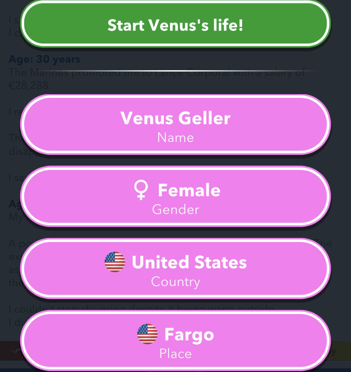 1690665629 664 Comment naitre dans le Dakota du Nord dans BitLife Liste des options BitLife Dakota du Nord