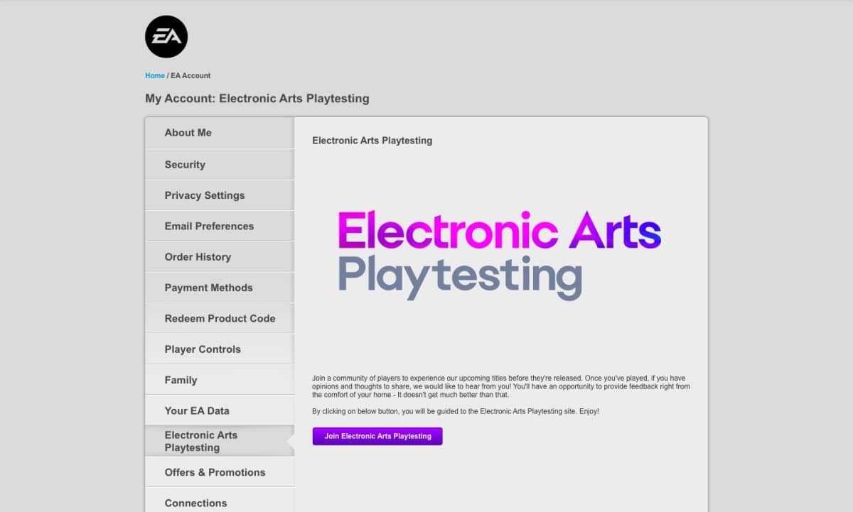 Comment participer aux tests beta fermes dEA Sports FC 24 ea_playtester_sign_up