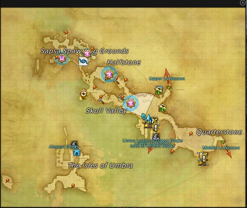 FFXIV Ou trouver le colorant bleu Rhotano Emplacement de la teinture bleue FFXIV Rhotano