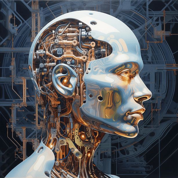 portrait of an AI robot with the right part of his bra 3aa531fb 7abd 4456 9b36 3b0ecfe30425 portrait of an AI robot with the right part of his bra 3aa531fb 7abd 4456 9b36 3b0ecfe30425