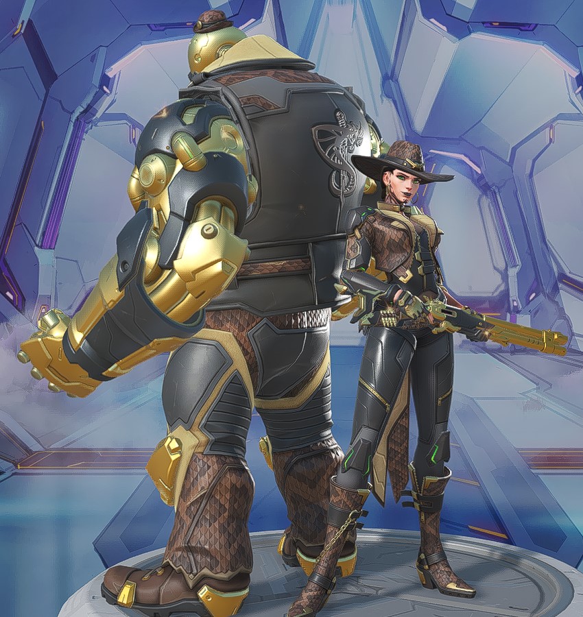 1691712447 822 Tous les skins du Passe de combat Overwatch 2 saison Overwatch 2 Snake Wrangler Ashe