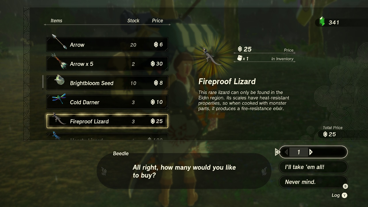 1692038670 532 Meilleure recette ignifuge dans Tears of the Kingdom TOTK Lézard ignifuge à TOTK