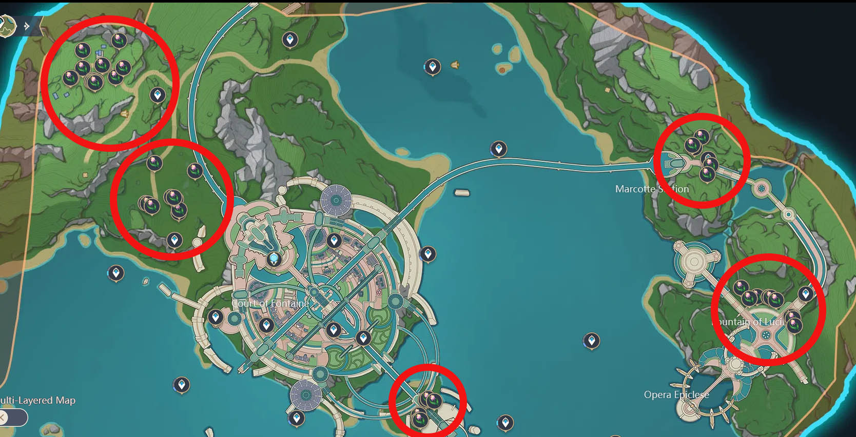 1692218040 82 Ou trouver des roses arc en ciel a Genshin Impact Emplacement de l’hôtel Genshin Rainbow Roses Court