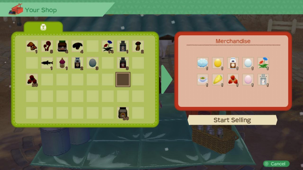 1692228147 212 Comment ouvrir votre propre boutique dans Story of Seasons A Histoire de Seasons A Wonderful Life Vente de boutique