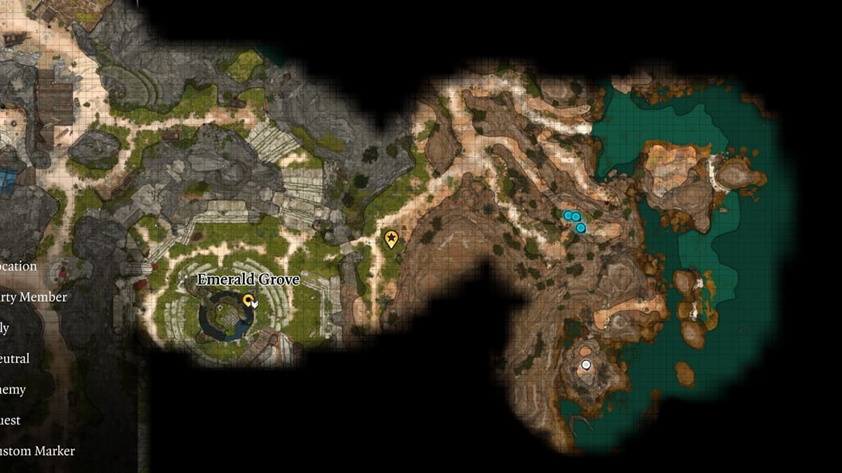 1692300481 893 Les meilleurs tresors caches a trouver a Baldurs Gate 3 BG3 Anneau de Color Spray Map Emplacement