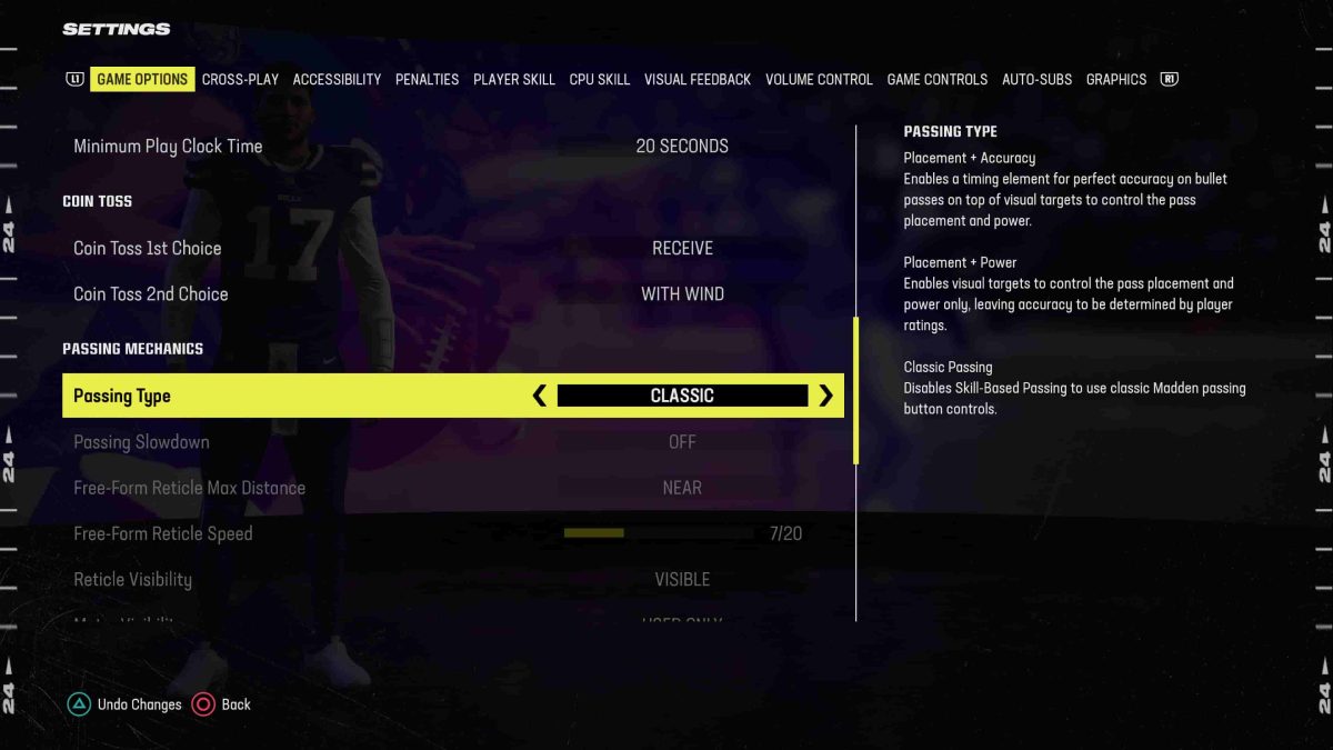 1692705412 712 Madden NFL 24 Meilleurs parametres pour les debutants passing_mechanic_settings_madden_24