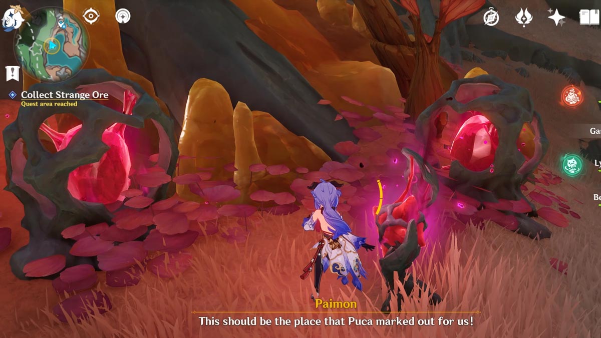 1693263826 271 Genshin Impact Strange Stone Chronicle Quest Guide Emplacement du minerai de Strange Stone Chronicle