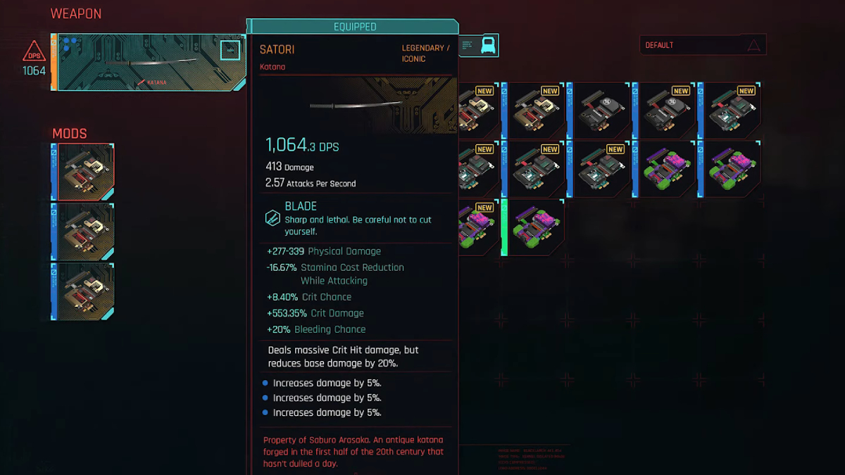 1693410456 275 Meilleures armes de melee dans Cyberpunk 2077 1693410456 275 Meilleures armes de melee dans Cyberpunk 2077