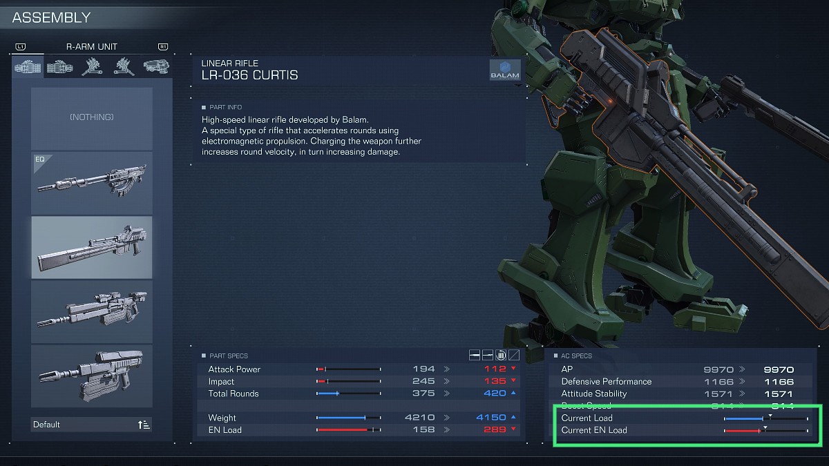 Armored Core 6 Comment fonctionne EN Load dans AC6 –Repondu Armored Core 6 Comment fonctionne EN Load dans AC6 –Repondu