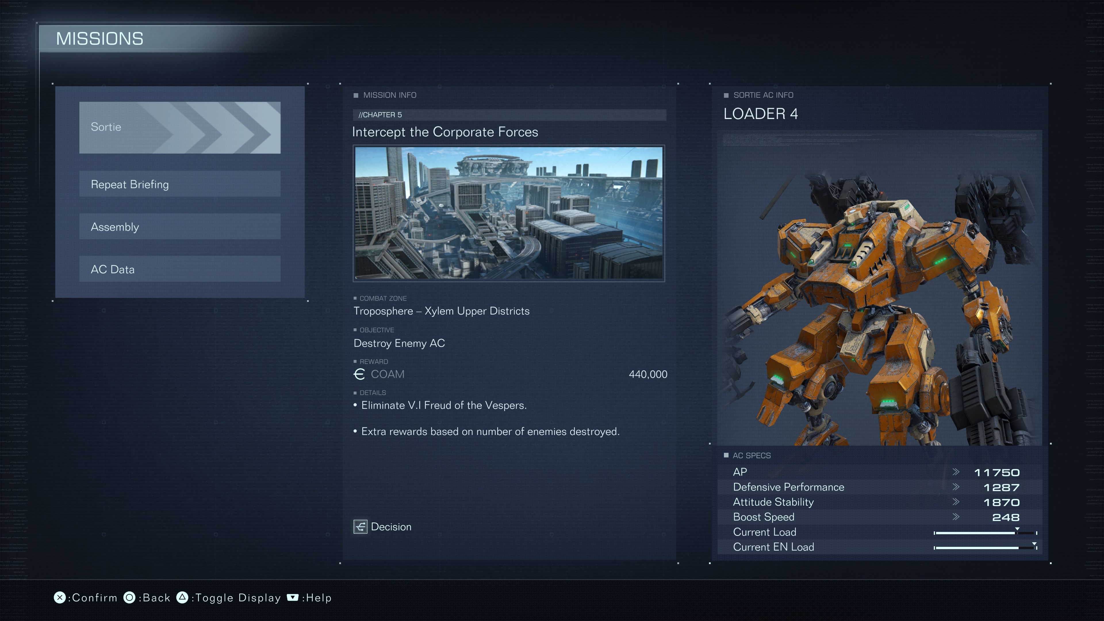 Armored Core 6 intercepte lemplacement du journal de bataille des Armored Core 6 intercepte lemplacement du journal de bataille des