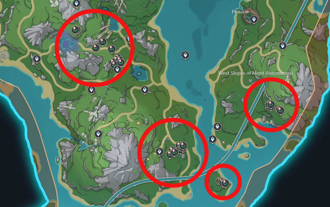 Ou trouver des roses arc en ciel a Genshin Impact Ou trouver des roses arc en ciel a Genshin Impact