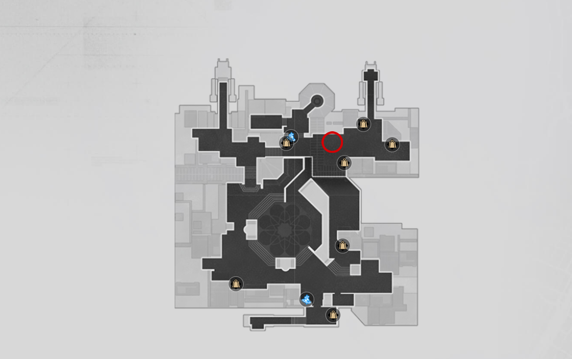 Tous les emplacements des personnages sur le Xianzhou Luofu dans Qingque Carte Emplacement à Honkai: Star Rail